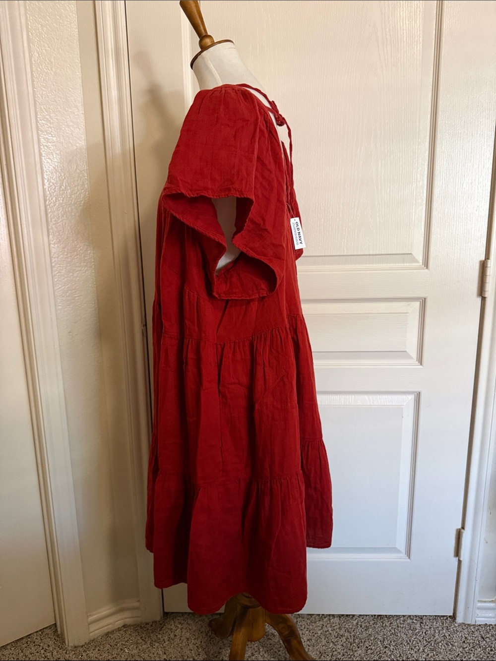 Old Navy Women’s 3X V-Neck Tiered Dress NWT - Picture 2 of 9